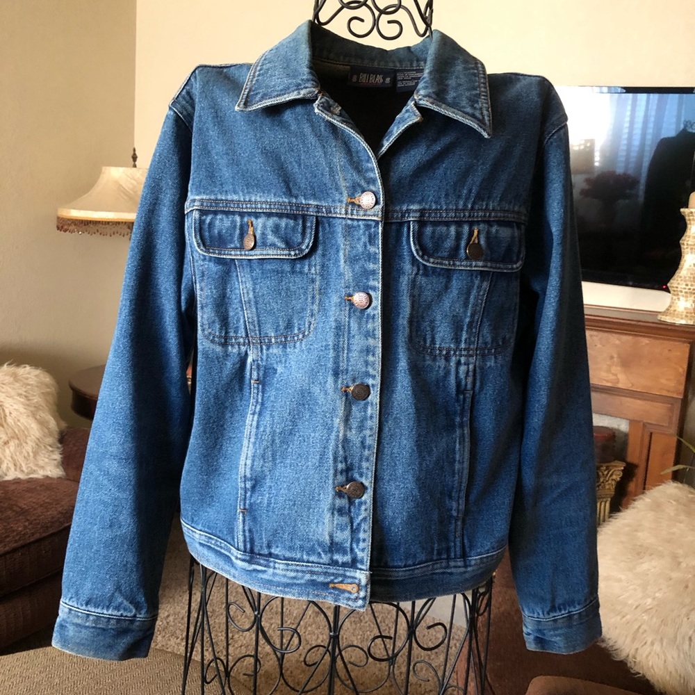 BILL BLASS jean jacket.